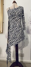 Zebra Print Latin Dance Dress