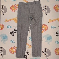 Reiss Barnaby Wool Trousers 32R £115 RRP Slim Skinny Fit Grey Worn In Hollyoaks