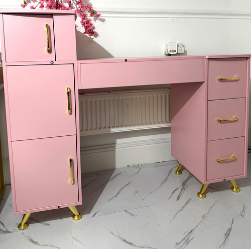 Pink gold freestanding nail - pink, &