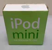 APPLE IPOD MINI 4GB 2ND GEN GREEN EXC CONDITION BOXED SUIT COLLECTOR RARE