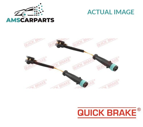 Brake pad wear - sensor, warning