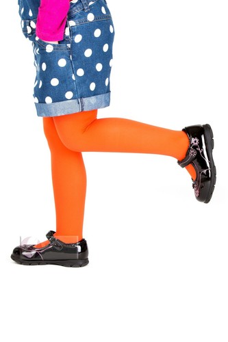 Girls tights plain opaque - girls,