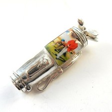 Novelty Silverplated Enamel St