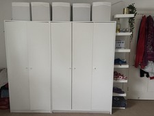 IKEA KLEPPSTAD White Wardrobes