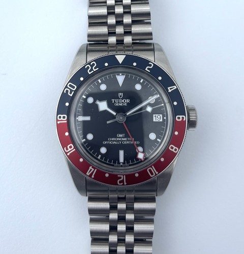 Tudor black bay gmt pepsi - bay, full