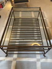 Beautiful Metal With Glass Top