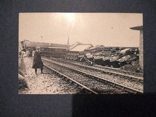 THE FLYING SCOTSMAN NOSTALGIA POSTCARD DERAILED 1926 DERAILED AT CRAMLINGTON WAF