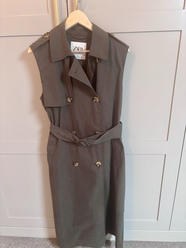 Zara sleeveless khaki summer - zara,