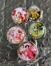 Set 5 20mm Glass Cabochon