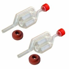 2x Bubbler Airlocks & Grommets