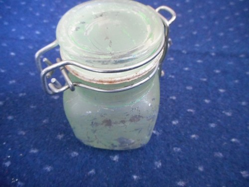 Vintage kilner jar - jar, green