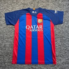 Barcelona Football Shirt Kids 12 Years 2014-15 Home Top Number 10 Messi Replica