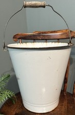 Vintage White Enamel Rustic