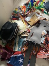 Wild West Party Props Decorations Cowboy Bunting Back Drops Flags Horseshoes (26