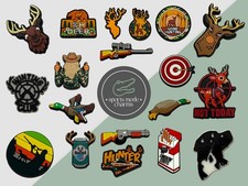 Hunting charms for shoes - hunting,