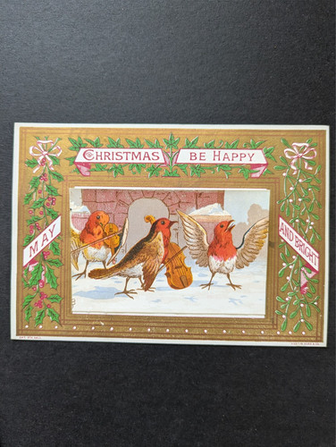Victorian xmas greeting card - greeting,