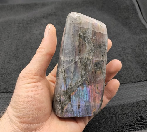 Labradorite freeform purple - freeform,