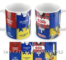 Cardiff City Shirt Football Mug - Cardiff City AFC Mug - Cardiff City Mug