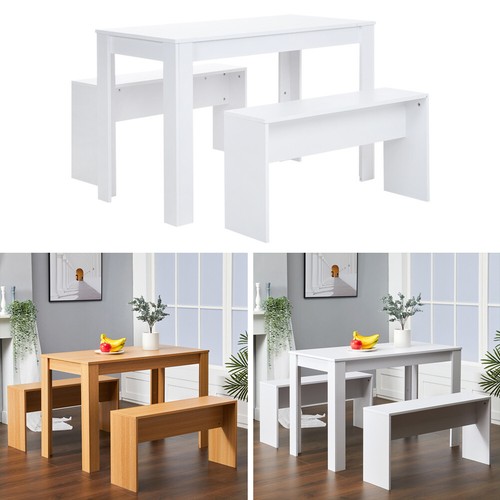 Wooden dining table and - dining, 2