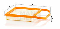 Mann filter 020 - 020, air