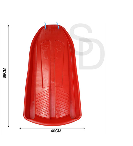 Snow sledge heavy duty red - ,