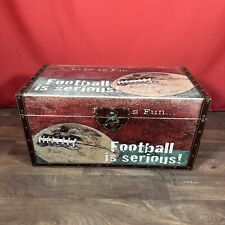 American Football Storage Box Toy Crate Storage Tub Football Is Serious! Brown