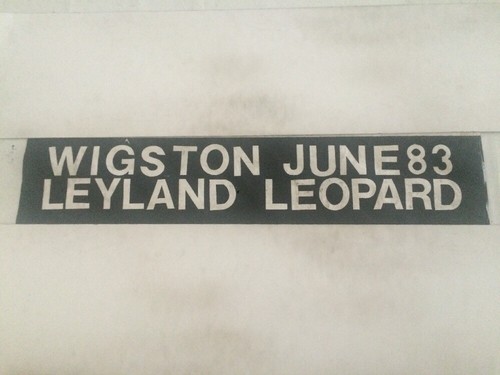Wigston leicester bus blind - leicester,