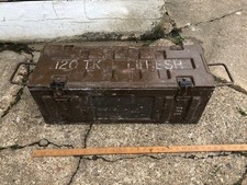 Vintage 1968 Army Ammo Box Military Surplus - Ideal Tool Box
