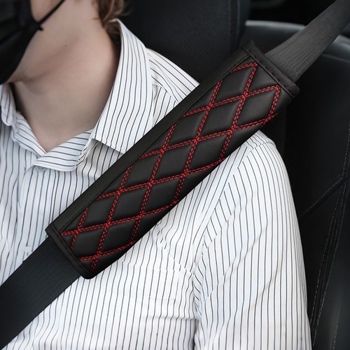 Black leather car - black,