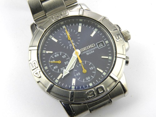Mens seiko 7t92 - 7t92-0ck0, sports