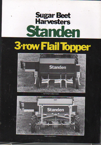 Standen sugar beet harvester - standen,