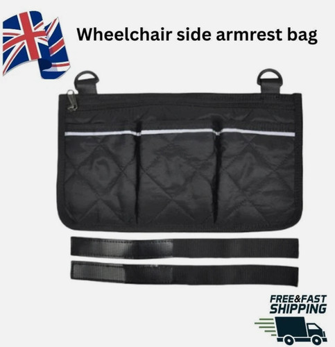 Wheelchair side bag armrest - wheelchair,