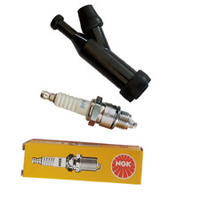 Genuine NGK Spark Plug & Spark Plug Cap Fits Honda G150 G200 G300 G400 
