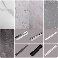 Shower panels wide 2 4m - 1m, x