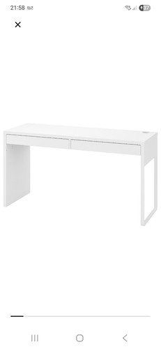Ikea white desk - ikea,