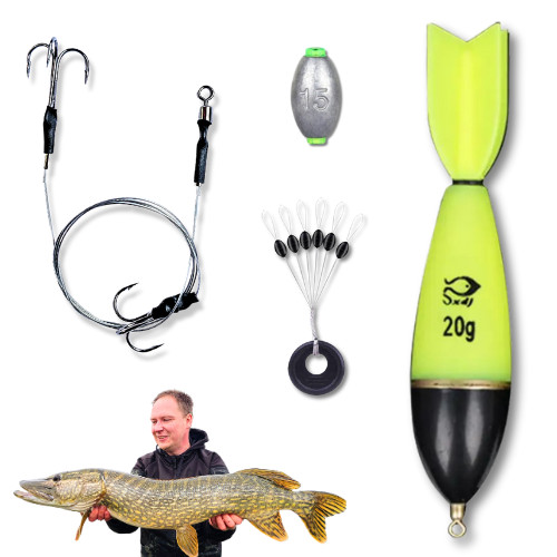 Pike fishing led - float, –
