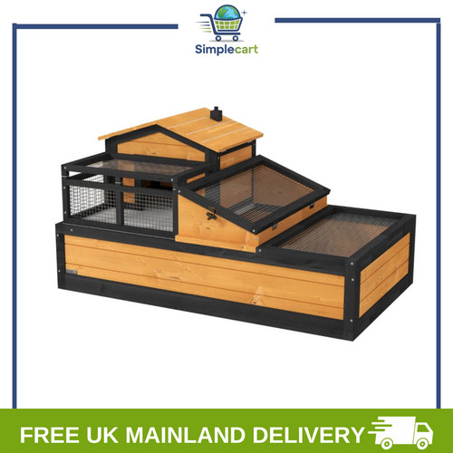 Wooden tortoise house indoor - wooden,