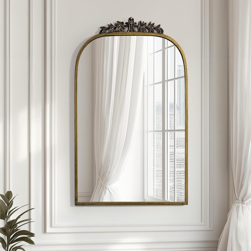 Vintage arched mirror large - vintage,