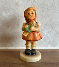 M J Hummel Figurine Girl With Doll No821 Hum 239/B Boxed Signed Dates 1967
