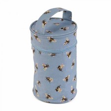 Wool Yarn Holder - Bee Blue -