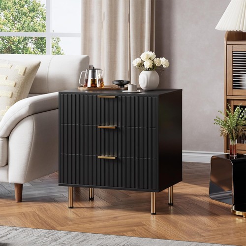 Drawer dresser for bedroom - 3-drawer,