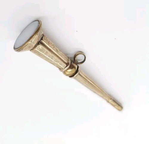 Victorian seal fob white - seal,