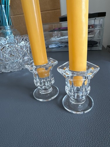 Pair mini hexagonal clear - pair,