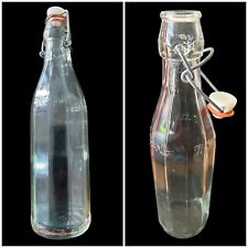 Empty Il Casolare Olive Oil 1/2 Litre 500ml Glass Bottle Flip Top Craft Water  