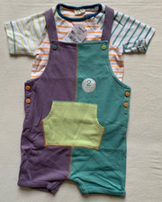 BNWT Baby Boys Short Dungaree