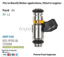 Petrol Fuel Injector IWP160 for Ford KA  1.2  FP4 engine   1562024  805001800302