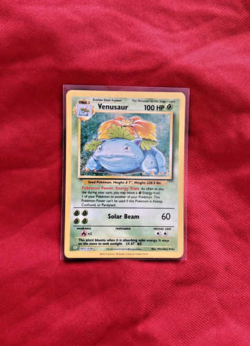 Venusaur 003 034 trading card - venusaur,