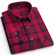 UK Men's New Plaid Tartan