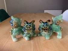 Vintage Pair Foo Dogs