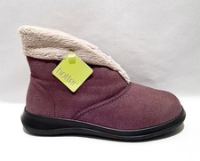 Hotter Slippers Size 6 UK New Boxed Ex-Display Hi-Top Fur Lined